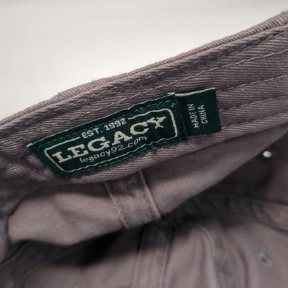 Legacy Baseball Cap Gray One Size Blair Academy Cotton Slideback Adjustable Hat