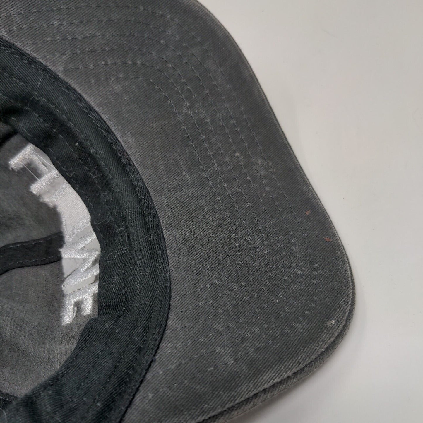 Home Free Oregon Slideback Hat Gray OSFM Embroidered Adjustable Vented Holes