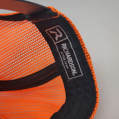 Richardson Trucker Hat Black Orange One Size Kryptek Typhon Camo Hawktech Mesh