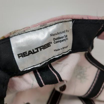 Realtree Baseball Cap Pink OSFM Team Logo Camo Hunting Strapback Hat Outdoors
