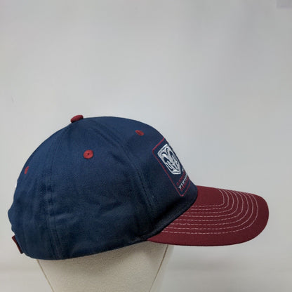 Dodge Ram Flag Strapback Hat Multi One Size Embroidered Colorblock