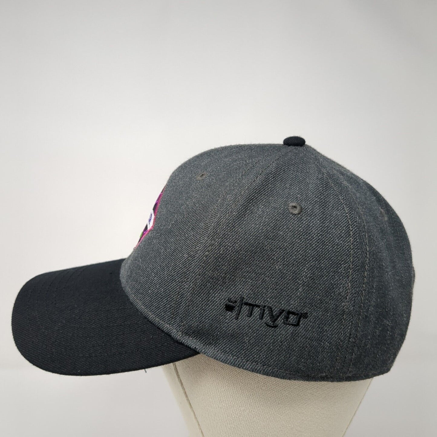 Xperi TiVo Snapback Hat Gray One Size Embroidered Colorblock Otto