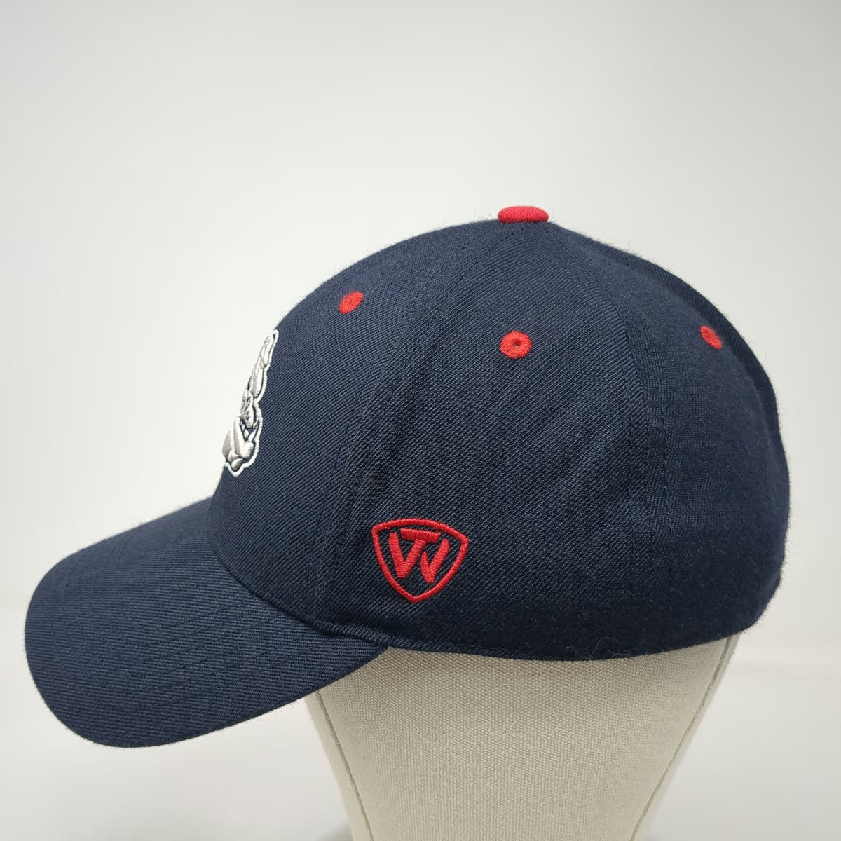 Gonzaga Bulldogs NCAA Top of the World Cap Blue 7 1/4 Memory Fit Hat GU Logo