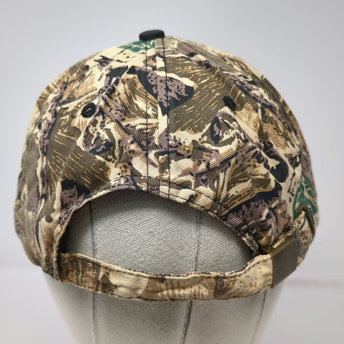 PPG Baseball Cap One Size Beige Camo Leaf Pattern Adjustable Slideback Strap Hat
