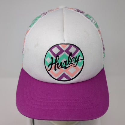 Hurley Snapback Trucker Hat Multi One Size Mesh Back Outdoor Yupoong