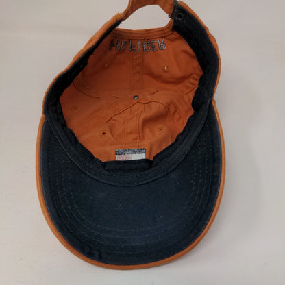 Tommy Hilfiger Slideback Hat Brownish-Orange One Size Embroidered 6 Panel