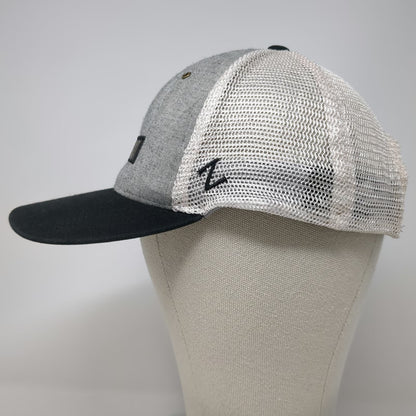 Zephyr Baseball Cap Gray Black One Size Lake Tahoe Red Hut Mesh Snapback Hat