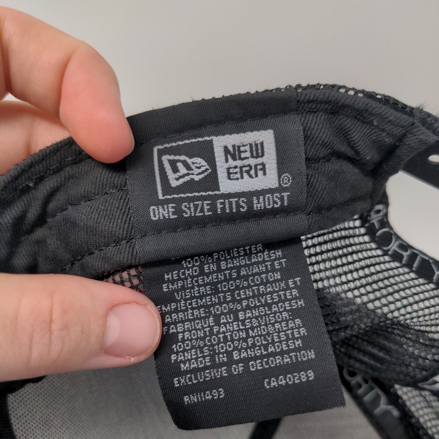 North Shore Lodge Warm Lake ID Snapback Trucker Hat Camouflage OSFM New Era