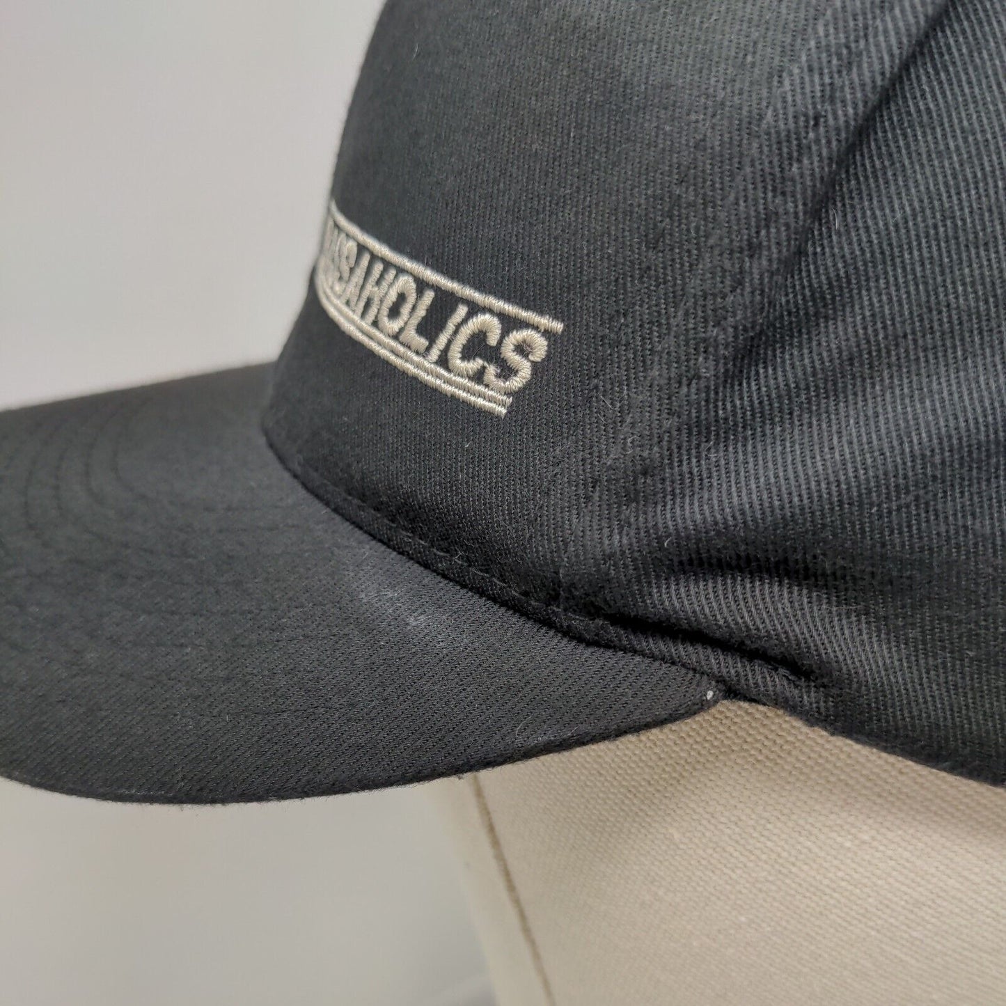 Bassaholics Addicted Fitted Hat Black Small-Medium Embroidered Yupoong