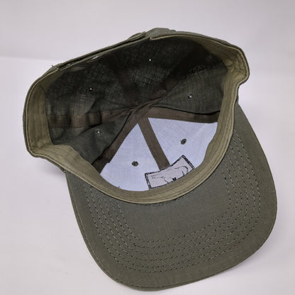 Bear Archery Strapback Hat Brown One Size Embroidered Adjustable