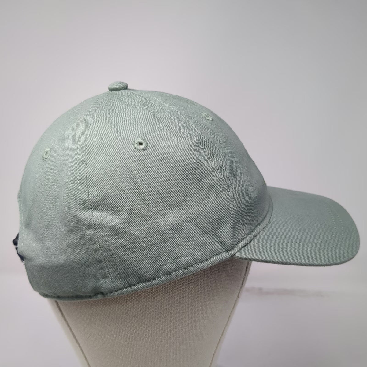 L.L.Bean Baseball Cap Green One Size Loon Bird Embroidered Cotton Strapback Hat