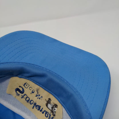 Stockmen's Elco Nv Slideback Hat Blue OSFA Adjustable Embroidered Rope Otto