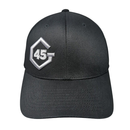G45 You're Halfway There Fitted Hat Black S/M Embroidered Port Authority