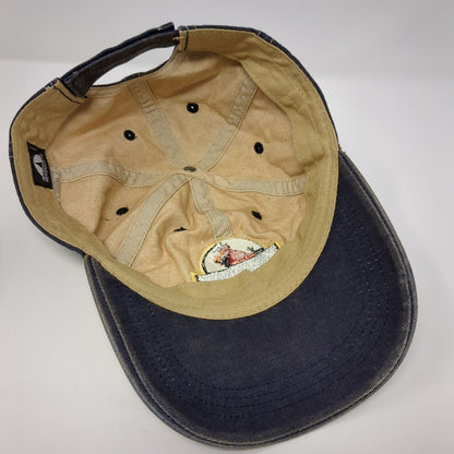 Kauai Strapback Hat Blue One Size Adjustable Embroidered Denim Headmost