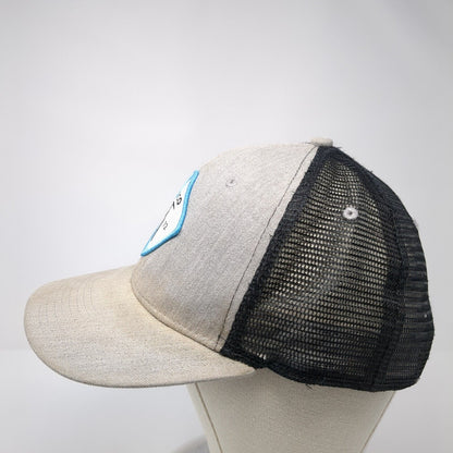 BV CO 1972 Snapback Mesh Back Trucker Hat Gray One Size Adjustable