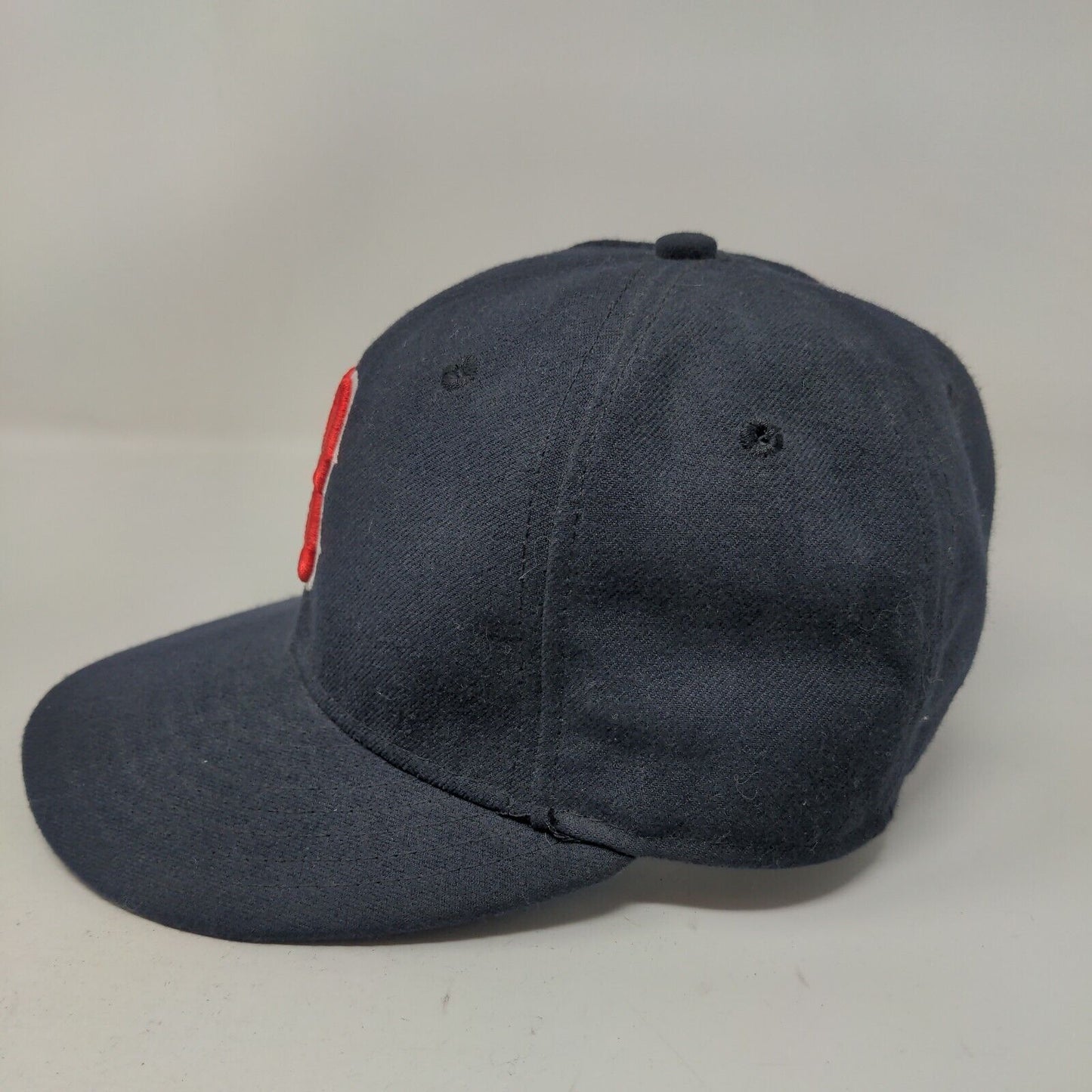 New Era Cool Base 59Fifty Men's Fitted Hat Blue Size 6 7/8 Boston Red Sox