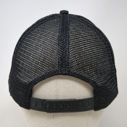 Youngan Trucker Hat Black White One Size Mesh Snapback Kendalls Monkey Bar Foam