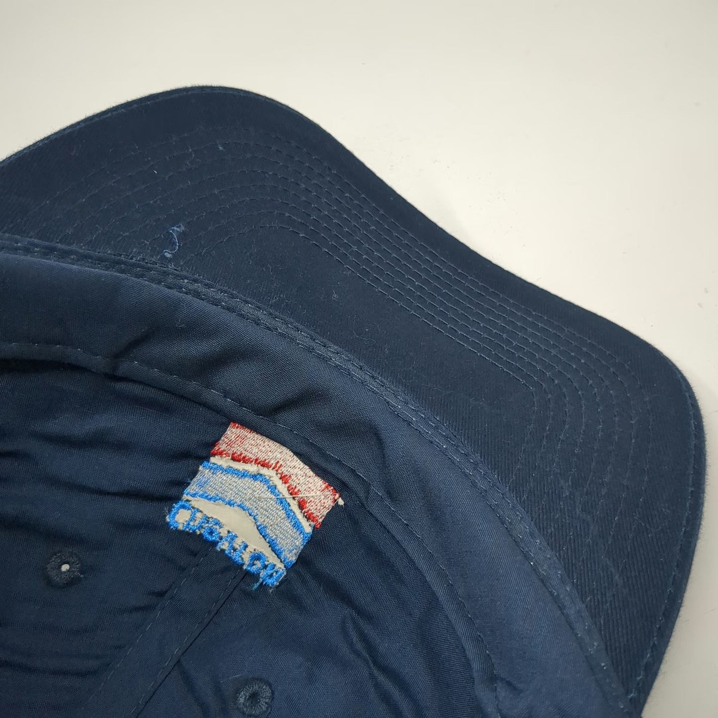 Port & Company Baseball Cap Blue One Size Chevron Ocean State Oil Strapback Hat