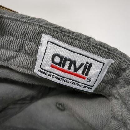 Anvil Baseball Cap Gray One Size Intercoastal Corporation Slideback Logo Hat