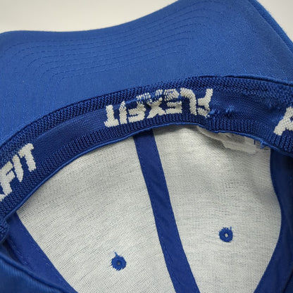 Flexfit Baseball Cap Blue XL Fitted Bodybuilding Fundsy Gather to Give Logo Hat