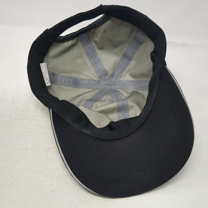Lululemon Baseball Cap Black One Size Strapback Reflective Polyester Logo Hat