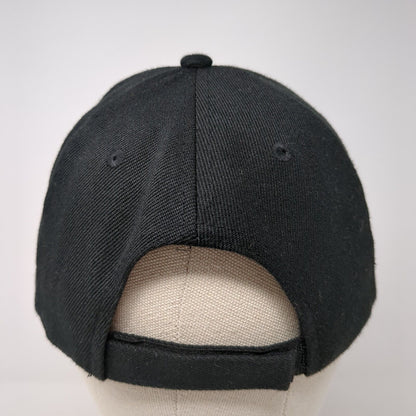Senior EOD Patch Strapback Hat Black One Size Adjustable Solid 6 Panel