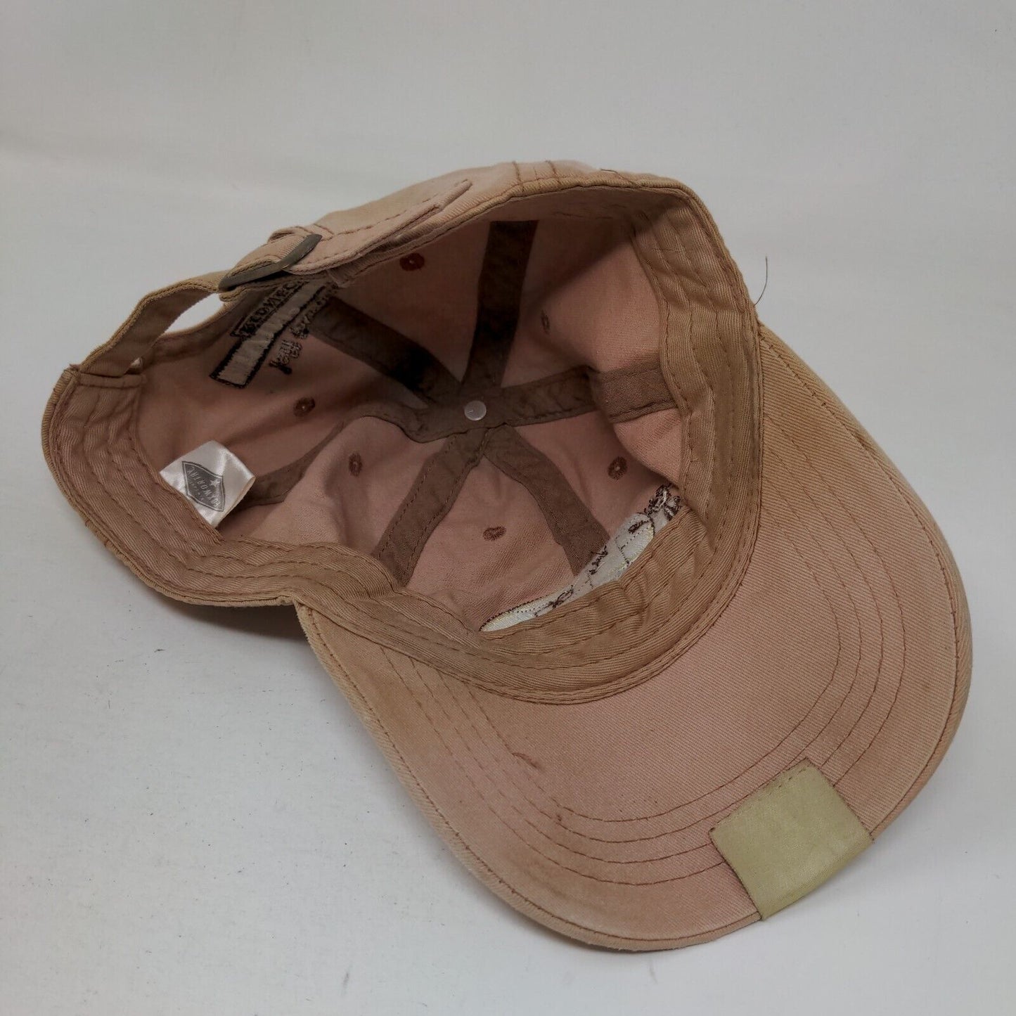 Vacation Home Vintage Foxworthy Slideback Hat Pink OS Adjustable Embroidered