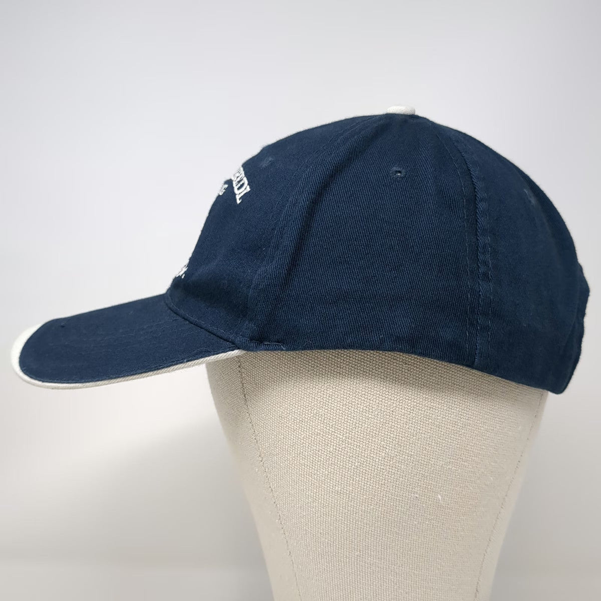 Hit Wear Baseball Cap Blue White One Size Logging Truck Grand Ronde Oregon Hat