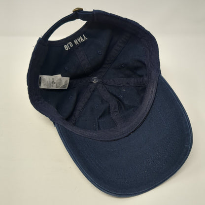 Old Navy Slideback Hat Blue One Size Adjustable American Flag Patch