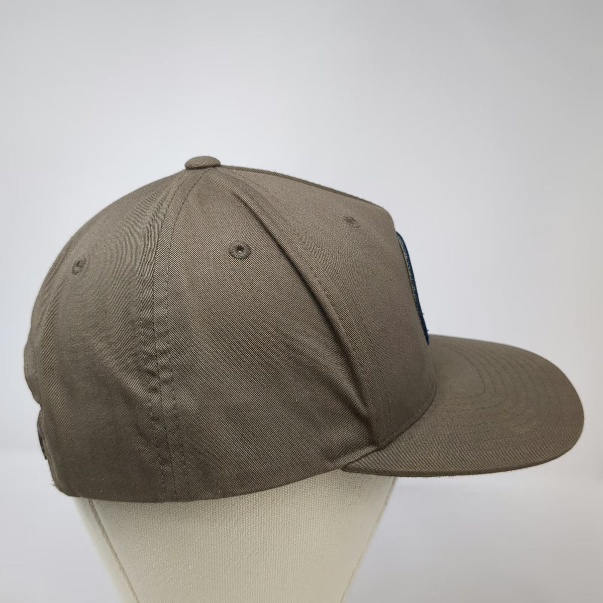 Brixton 5 Panel Brown One Size Hat Snapback Standard Patch Logo Cotton Blend Cap