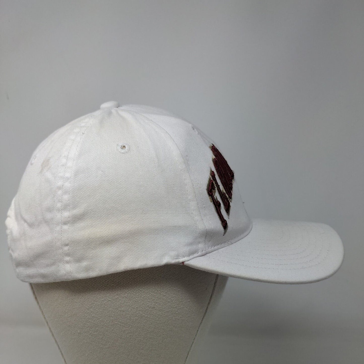 Zephyr Men's Snapback Hat White Florida State Seminoles Embroidered Logo