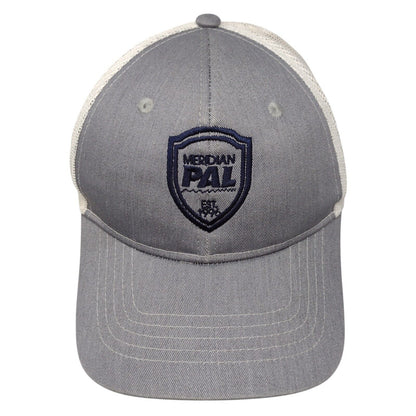 Meridian PAL Snapback Mesh Back Trucker Hat Gray Youth Port Authority