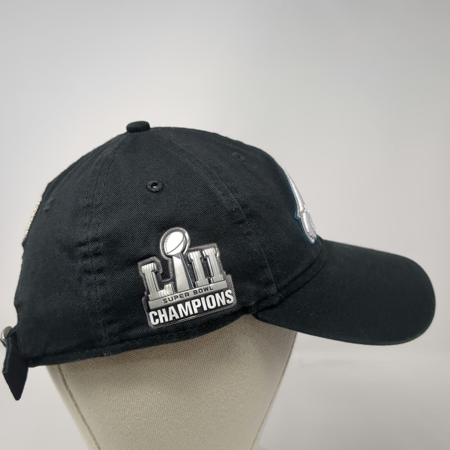 New Era Philadelphia Eagles NFL Super Bowl LII Champions Black Hat One Size