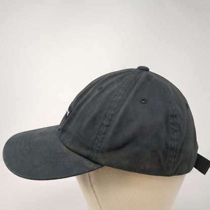 Hurley Baseball Cap Black One Size Adjustable Slideback Cotton Patch Logo Hat