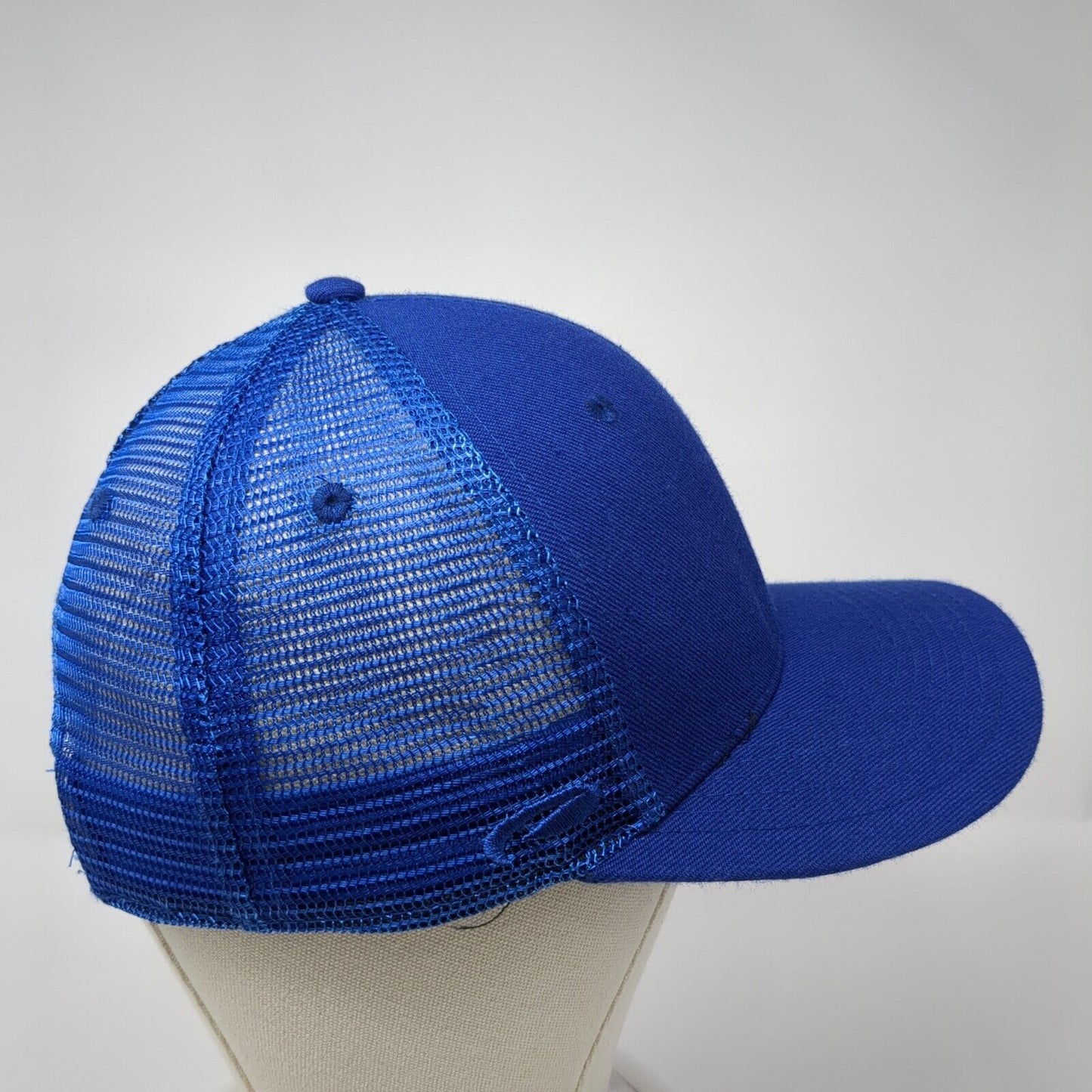 Tamarack Resort Snapback Trucker Hat Blue One Size Adjustable Mesh Back Pukka