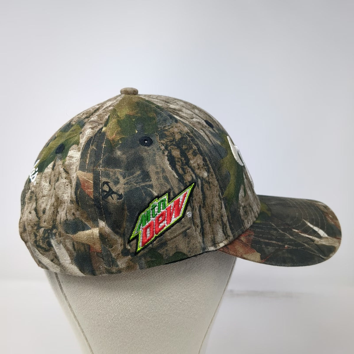 True Timber Baseball Cap Brown OSFM Taco John's Mtn Dew Cabela's Snapback Hat