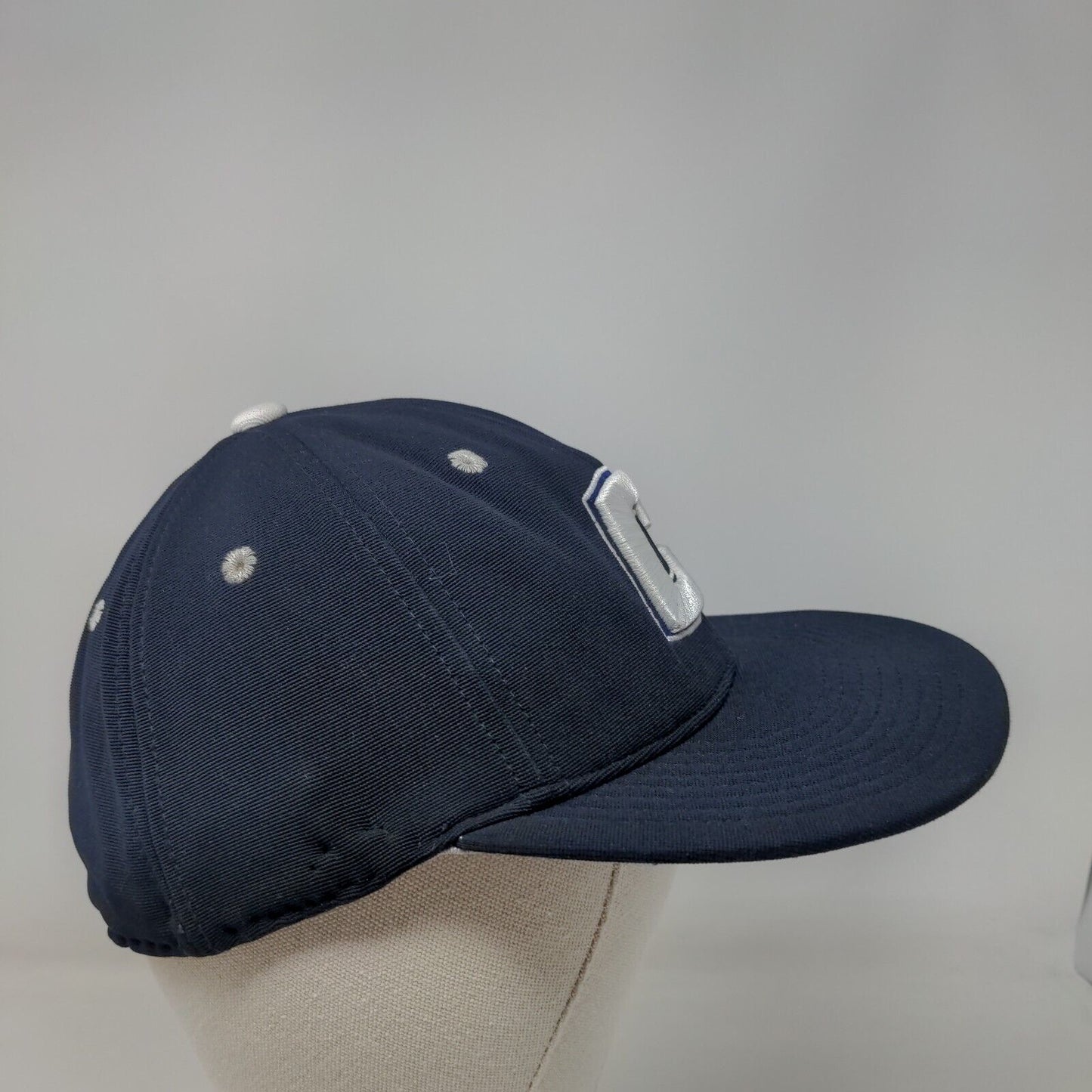 M2 Technology Fitted Hat Blue S-M Embroidered Vented Holes 6 Panel