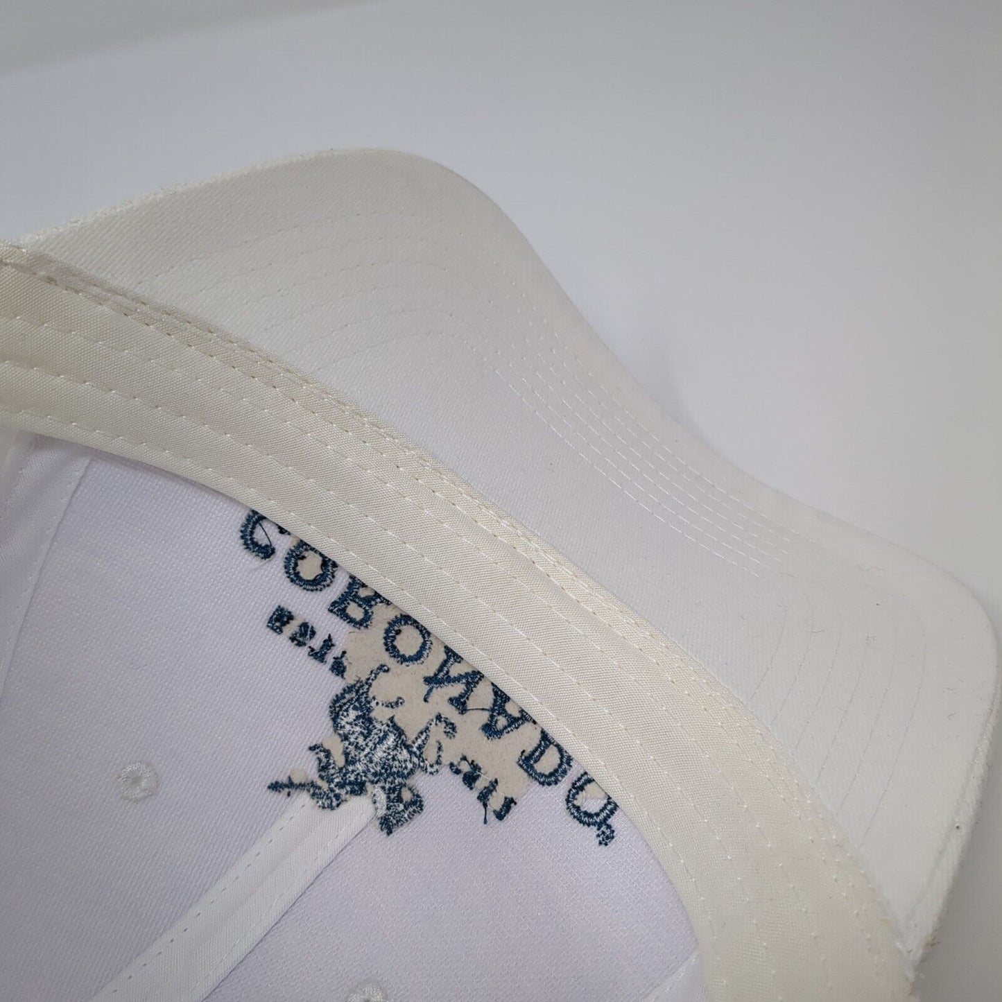 Coronado Premium Paints Strapback Hat White One Size Adjustable 6 Panel