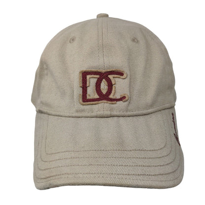 DC Cremieux Fitted Hat Tan Size L/XL Embroidered A-Flex Vented Holes 6 Panel