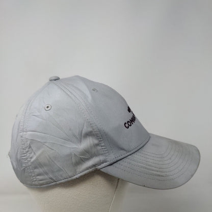 Community Bank Strapback Hat Gray OSFM 6 Panel Nike Legacy91 Dri-Fit
