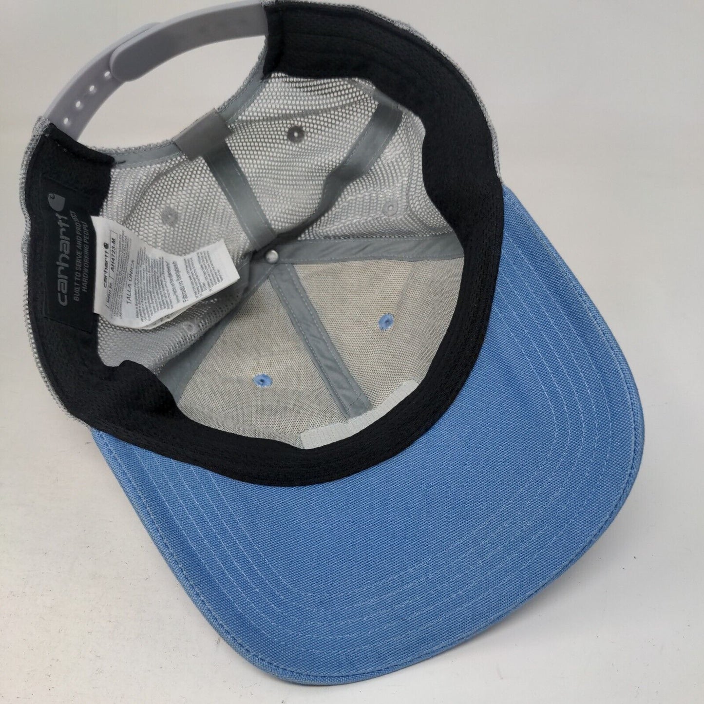 Carhartt Patch Snapback Mesh Back Trucker Hat Blue OSFA Colorblock