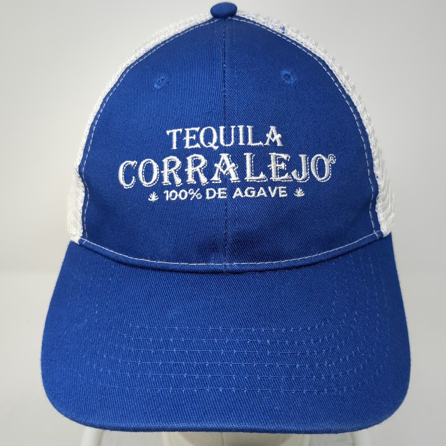 Tequila Corralejo Baseball Cap Blue One Size Mesh Back Strapback hat Embroidery