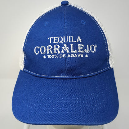 Tequila Corralejo Baseball Cap Blue One Size Mesh Back Strapback hat Embroidery