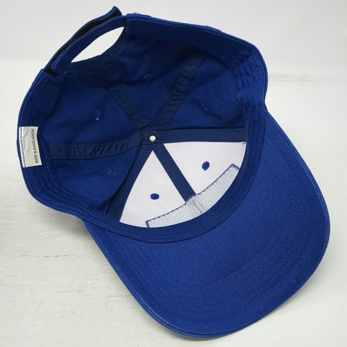 Pacific Seafood Blue White Baseball Cap OSFM Fish Logo Strapback Hat Est 1941