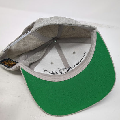 Yupoong Snapback Hat Gray One Size Idaho Is So Fly Fishing Hook Green Underbrim