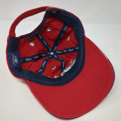 Titleist by New Era Slideback Hat Red One Size Adjustable Embroidered