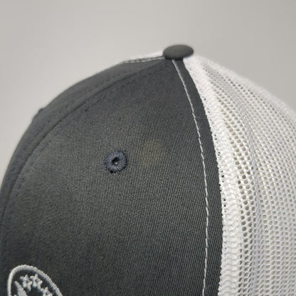 Richardson Trucker Hat Gray One Size VGS Logistics Eagle Logo Snapback Mesh