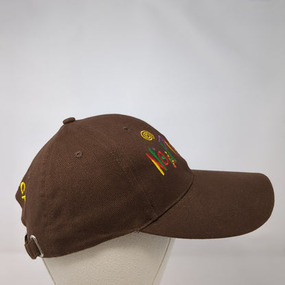 No Problem Jamaica Slideback Hat Brown One Size Adjustable Daily Caps