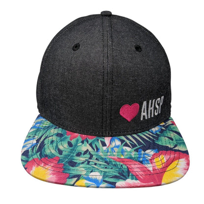AHSP Aspen Highlands Ski Patrol Snapback Hat Multi OS Embroidered Floral Print