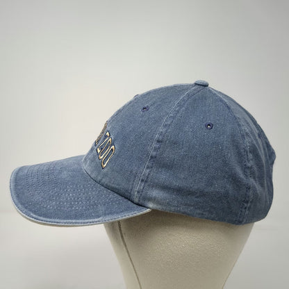 Baseball Cap Blue One Size Bronx Zoo Embroidered Denim Strapback Hat Souvenir